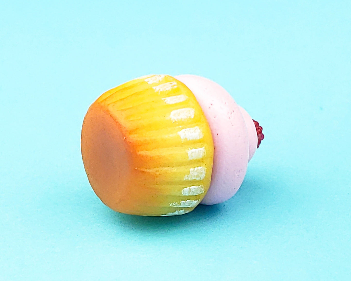 Raspberry Cupcake Charm
