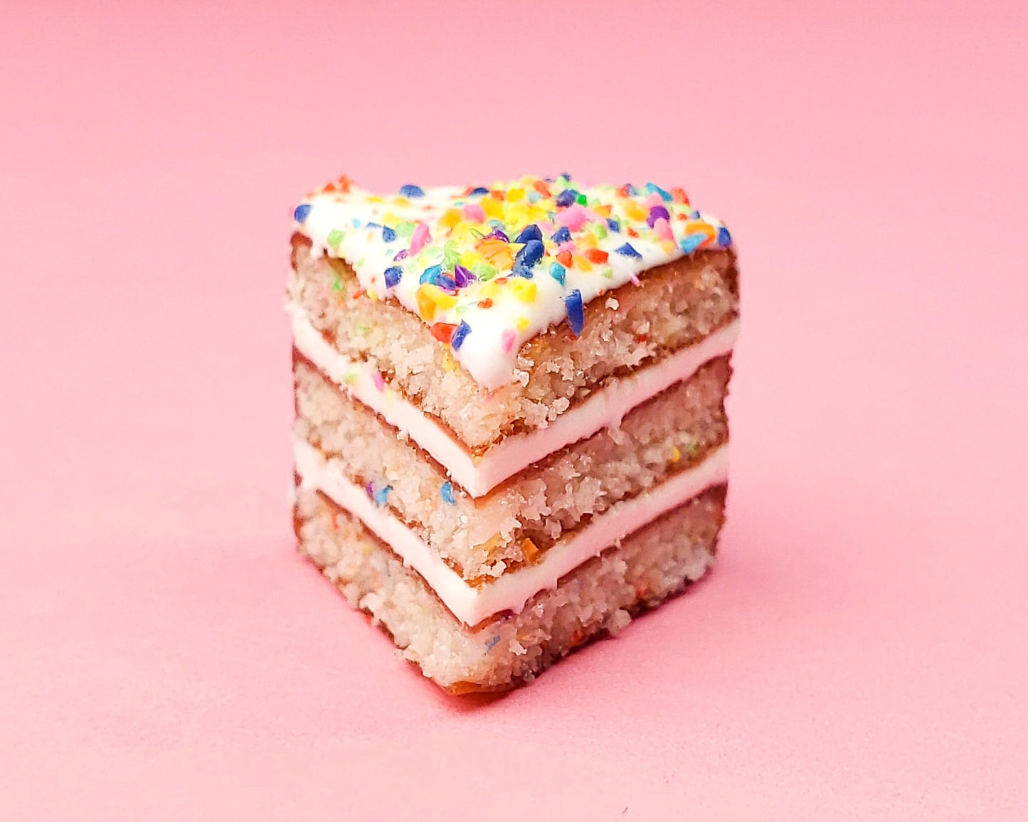 Confetti Cake Slice Charm
