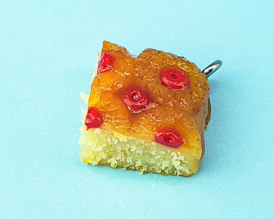 Pineapple Upside Down Cake Charm