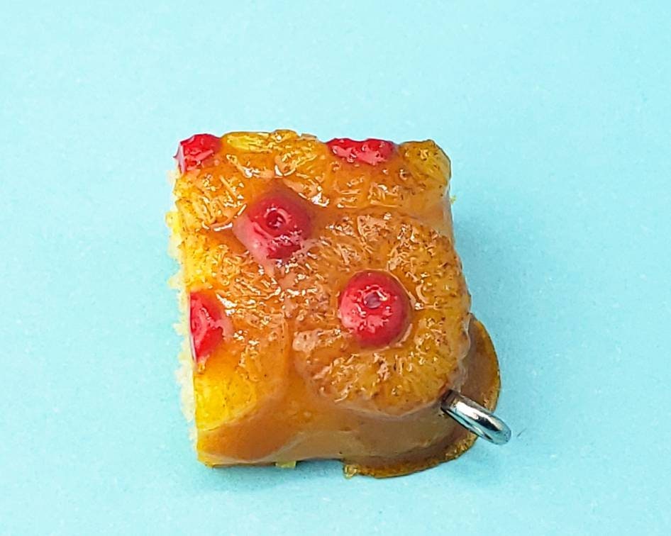 Pineapple Upside Down Cake Charm