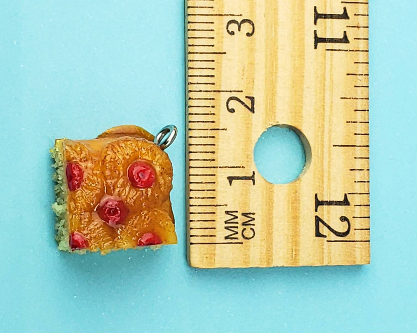 Pineapple Upside Down Cake Charm