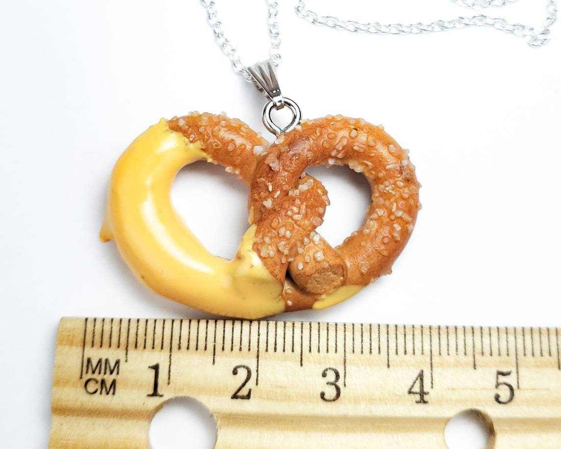 Edible pretzel necklace deals for sale