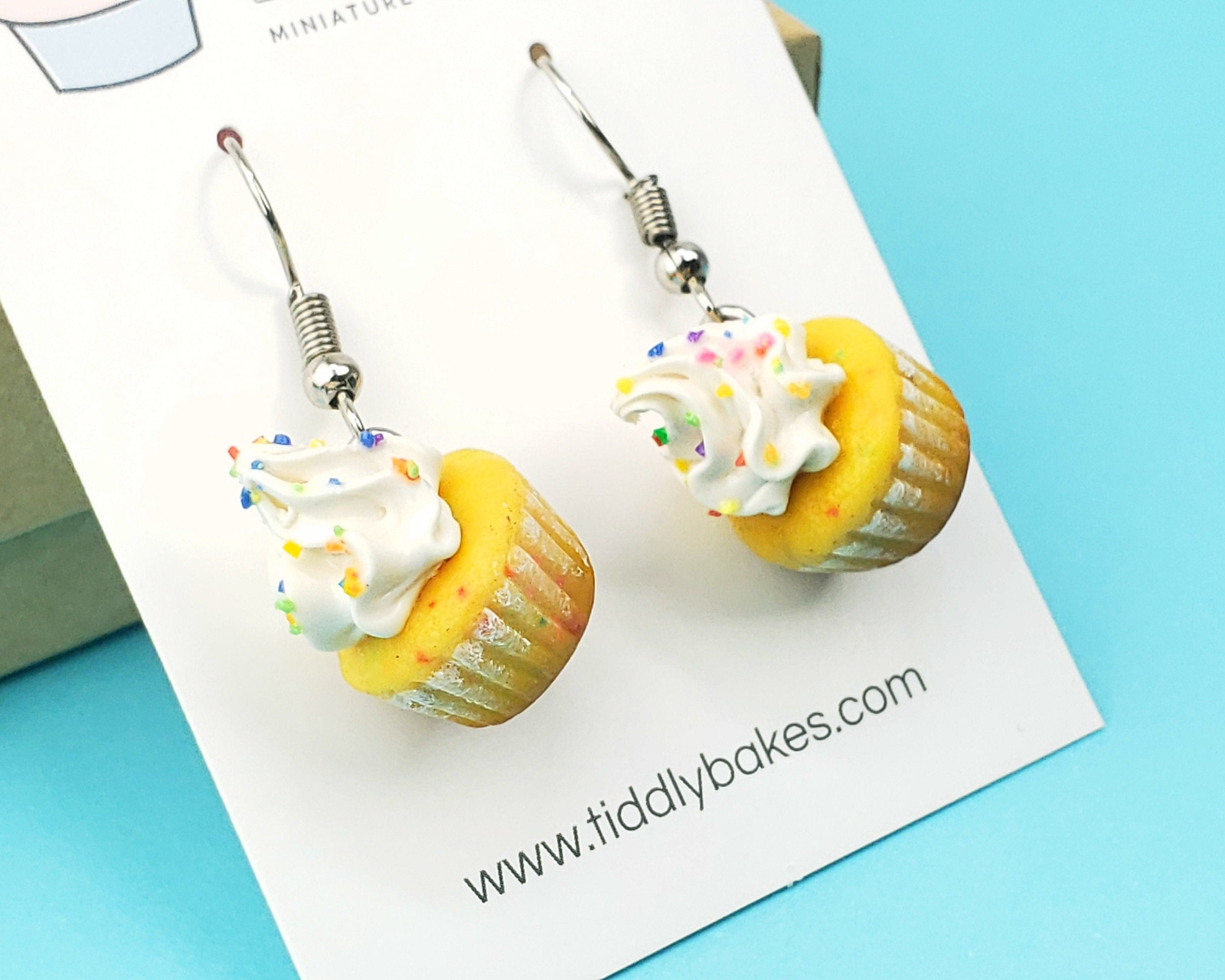 Cupcake earrings hot sale